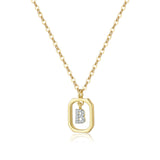 “B” Mini Letter Necklace