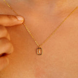 “I” Mini Letter Necklace