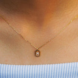 “N” Mini Letter Necklace