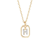 “H” Mini Letter Necklace